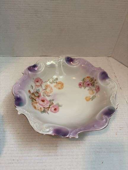 Floral Decorated Serving Bowls - Set of 4