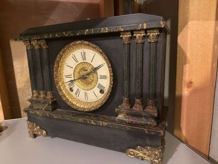 The E. Ingraham Co. Mantle Clock with Key