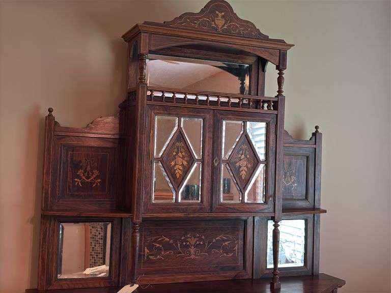 48”x12”x82” Parkhouse & Sons Cabinet Makers Display Cabinet