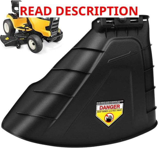 631-05168C Discharge Chute Assembly for Cub Cadet Fabricated Decks RZT LX SX XT1 XT2 ZT1 ZT2 ZT3 50 54 CYT5023SE, Replace 631-05168 631-05168A 631-05168B, Fits Super Bron-co 50XP Z6900 SZ2454 image
