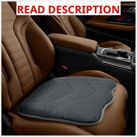 Car Seat Cushion for Driving,Slip-Resistant 3D Foam Mesh Office Chair Cushion to Relief Sciatica & Back Coccyx Tailbone Pain (1) image