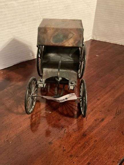 Metal Carriage Sculpture