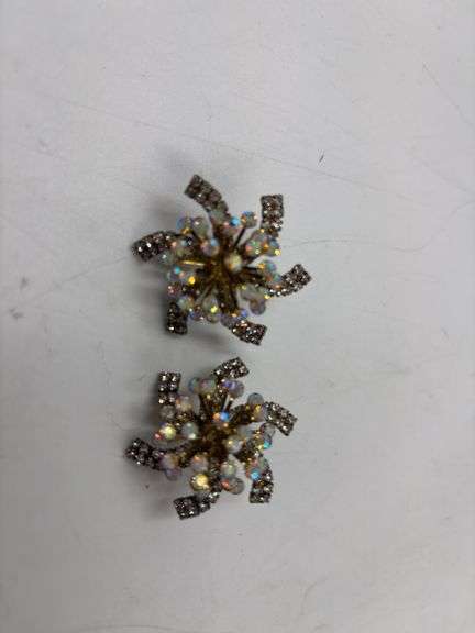 Assorted Costume Jewelry Lot - Earrings, Brooches, and Necklace
