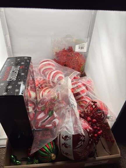 Collection of Holiday Christmas Ornaments