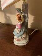 Pair of Figural Porcelain Lamps - Made in Occupied Japan