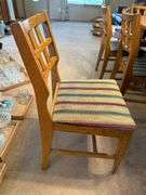Oak Dining Table with Six Chairs