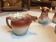 Set of 6 Novelty Animal Motif Creamers
