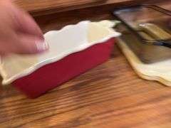Pyrex, baking dishes, metal loaf pans