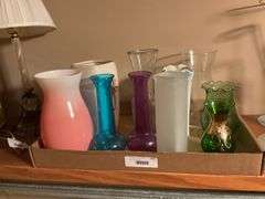 Collection of Decorative Vases - Assorted Styles and Colors