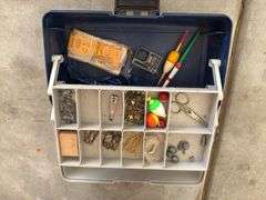 Flambeau Tackle Box with Assorted Fishing Gear