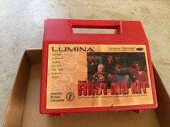 Chevrolet Lumina First Aid Kit, Lexus First Aid Kit, and Dyna Mate 250 Auto Air Compressor