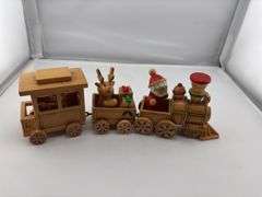 Christmas Decor Lot: Waterford Ornaments, Wooden Angel, Nativity Scene Figurines, & More