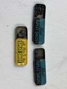 Lot of 3 Split Shot Fishing Weight Tins - Ideal and Houston Tackle