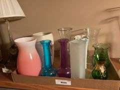 Collection of Decorative Vases - Assorted Styles and Colors