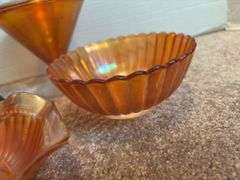 Carnival Iridescent Glassware Collection - Vases and Bowls