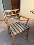 Oak Dining Table with Six Chairs