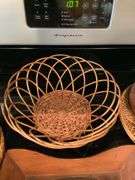 Assorted Woven Baskets and Decorative Tray