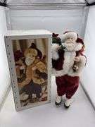 Collection of Hand Painted Porcelain Old World Santa Figurines