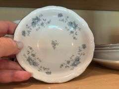 Coffee cups, and small plates