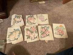 Lot of Handmade Quilts, Towels, Fabric Pieces