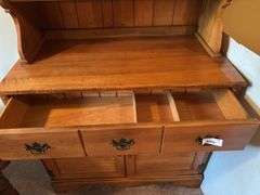 Wooden Hutch with Storage