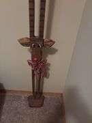 Handcrafted Wooden Reindeer Decoration