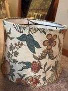 Pair of Floral Patterned Lamp Shades