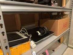Assorted Electronics Lot Including Philips Monitor and Assorted Cables