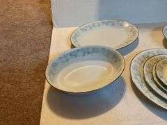 Noritake China Set - Blue Haven Pattern (service for 10)
