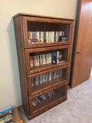 Stacking Barrister Bookcase (Books Not Included), 34x13x60; 4 pcs