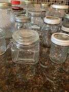 Collection of Decorative and Functional Glass Jars