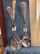 1847 Rogers Bros. Silverware Set in Wooden Case