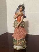 Pair of Victorian Style Porcelain Figurines - Man and Woman