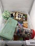 Sewing Lot - Thread, Yarn, Buttons, and More