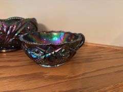 Carnival Glass Set