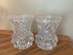 Assorted Decorative Glass Bowls and Vases - Set of 10