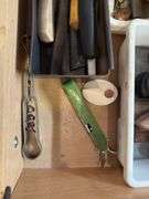 Silverware, measuring spoons, knives