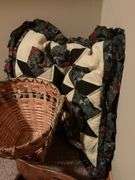 Basket Collection, Quilt, & Wooden Organizer
