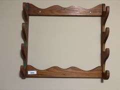 Wooden Wall-Mounted Gun Rack