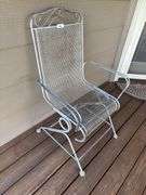 Wrought Iron Outdoor Patio Chair