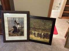 Framed Art Prints: Bears in Birch & Dancing Bears