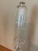 Collection of Glass Vases and Candlestick Holders - 9 Pieces
