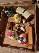 Box Lot of Assorted Children's Toys