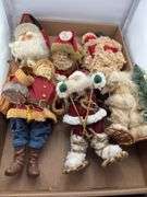 Collection of Decorative Santa Figures
