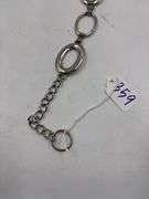 Silver Tone Metal Link Belt