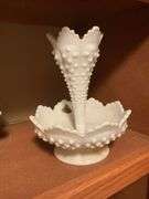 Fenton Milk Glass Hobnail Collection - 4 Pieces