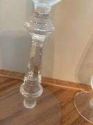 Collection of Glass Vases and Candlestick Holders - 9 Pieces