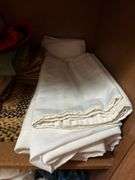 Assorted Table Linens: Placemats, Napkins, and Tablecloths