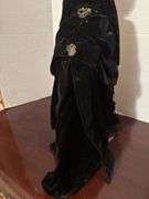 Victorian Era China Head Doll with Feathered Hat