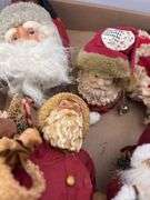 Collection of Decorative Santa Figures